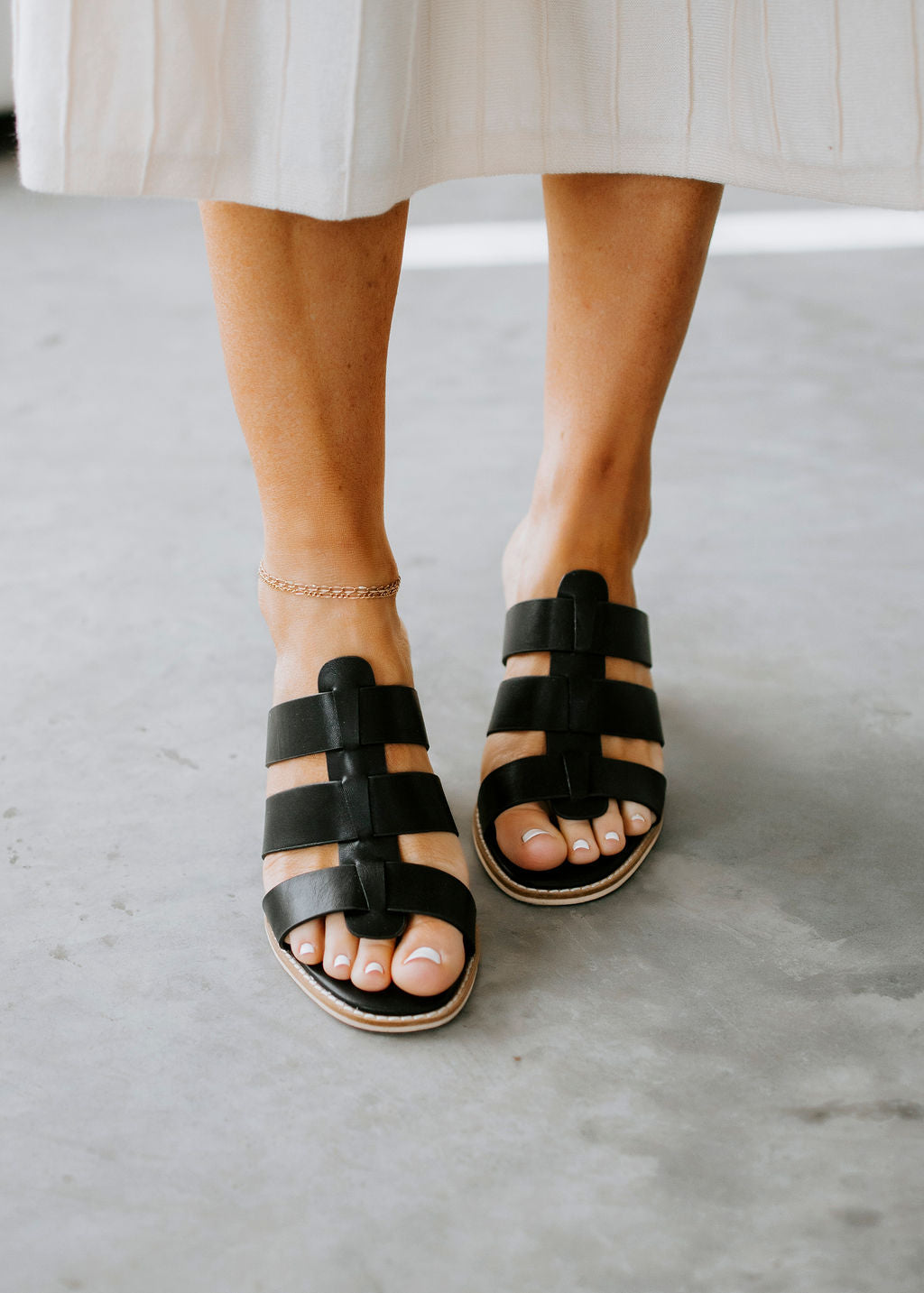 Marjorie Caged Strap Heels