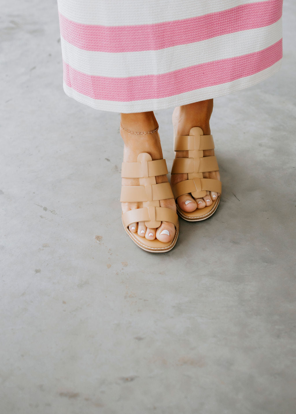 Marjorie Caged Strap Heels