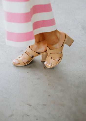 Marjorie Caged Strap Heels