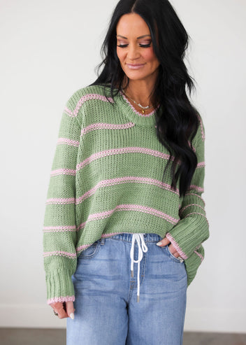 Stelle Striped Sweater