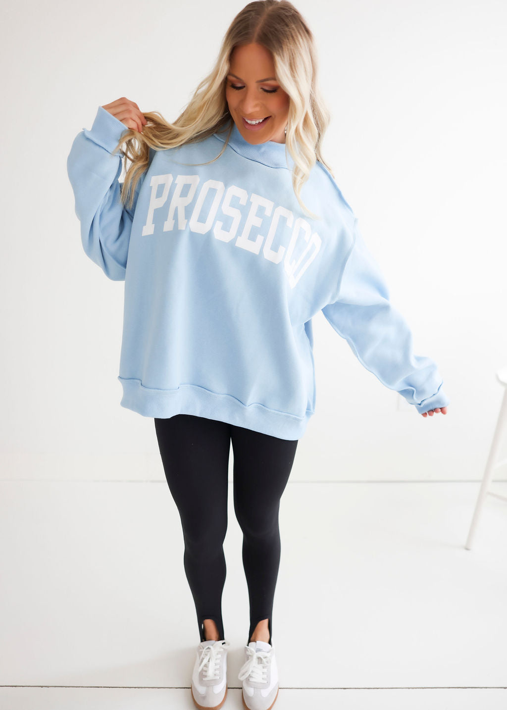 Prosecco Reversible Graphic Crew