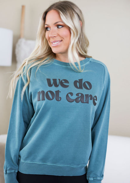 We Do Not Care Graphic Crew product view