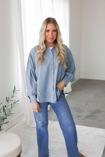 Quin Button Up Top