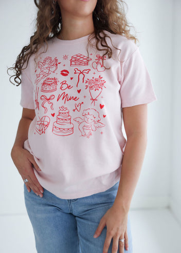 Valentine Doodles Graphic Tee