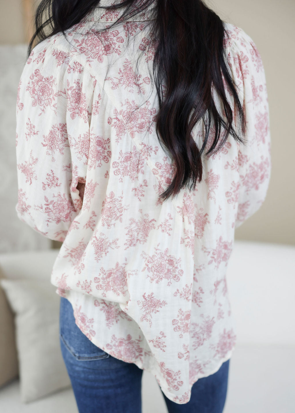 Lesley Floral Print Top