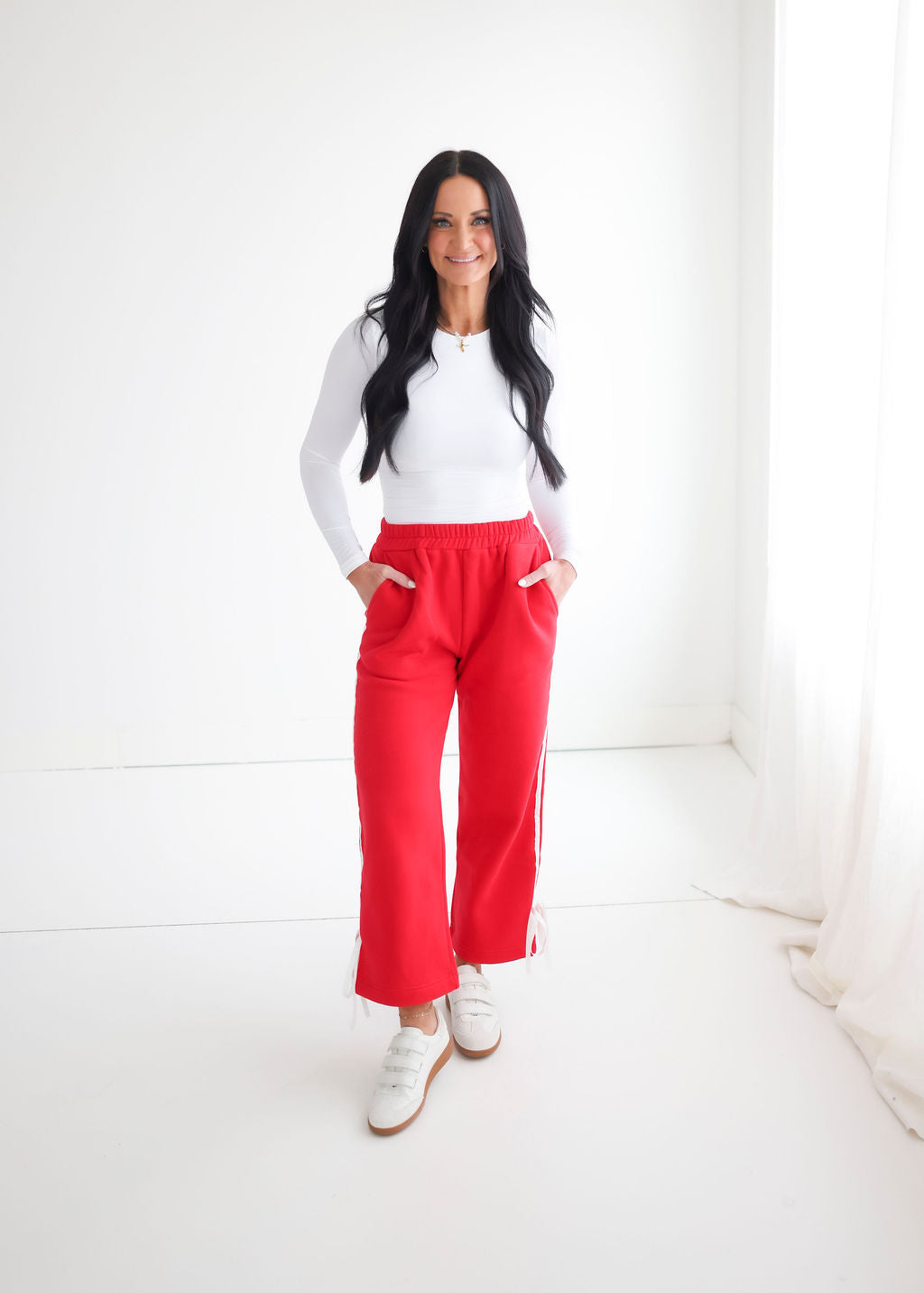 Terri Side Bow Sweatpants