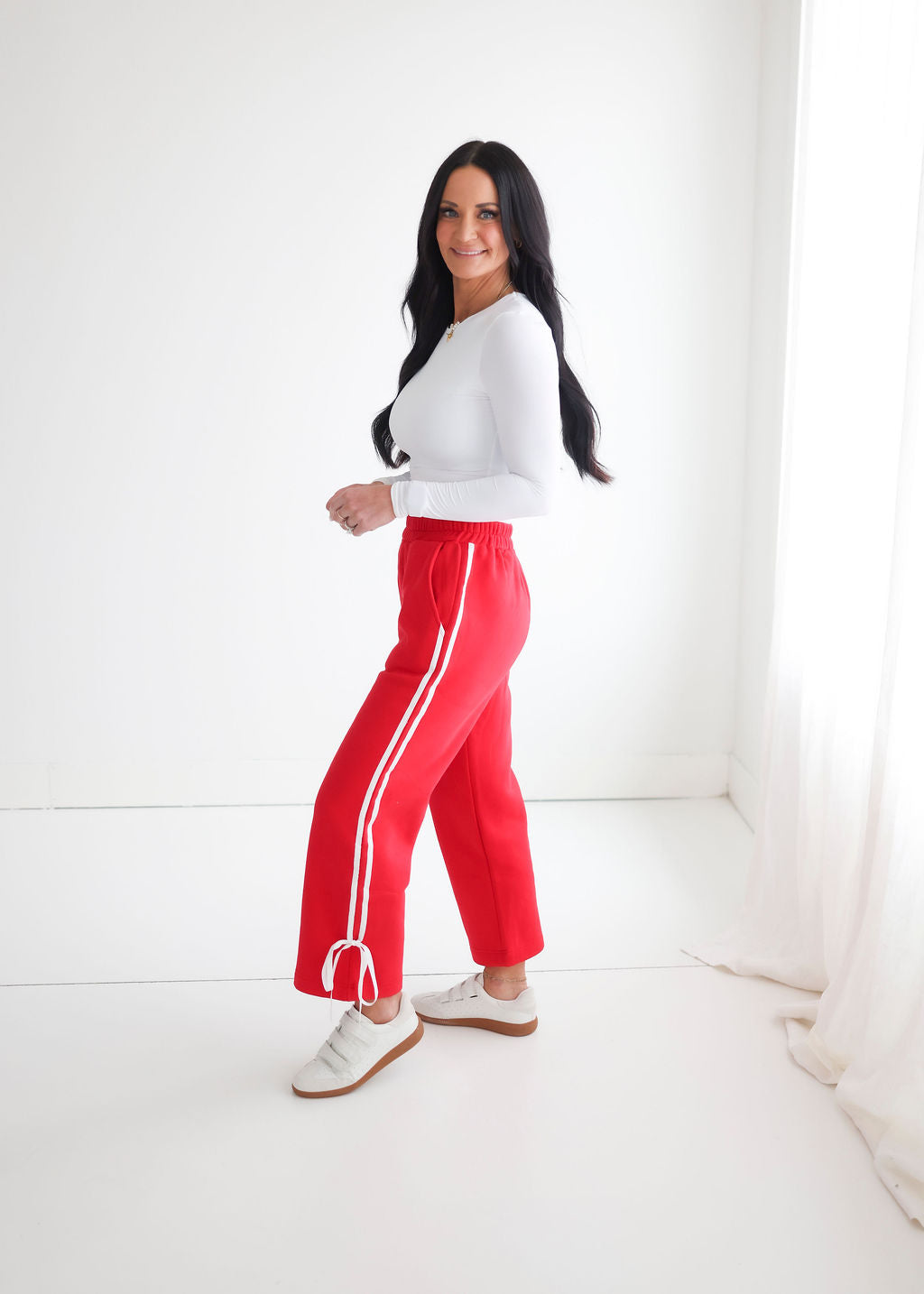 Terri Side Bow Sweatpants