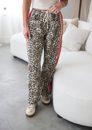 Leon Leopard Track Pants