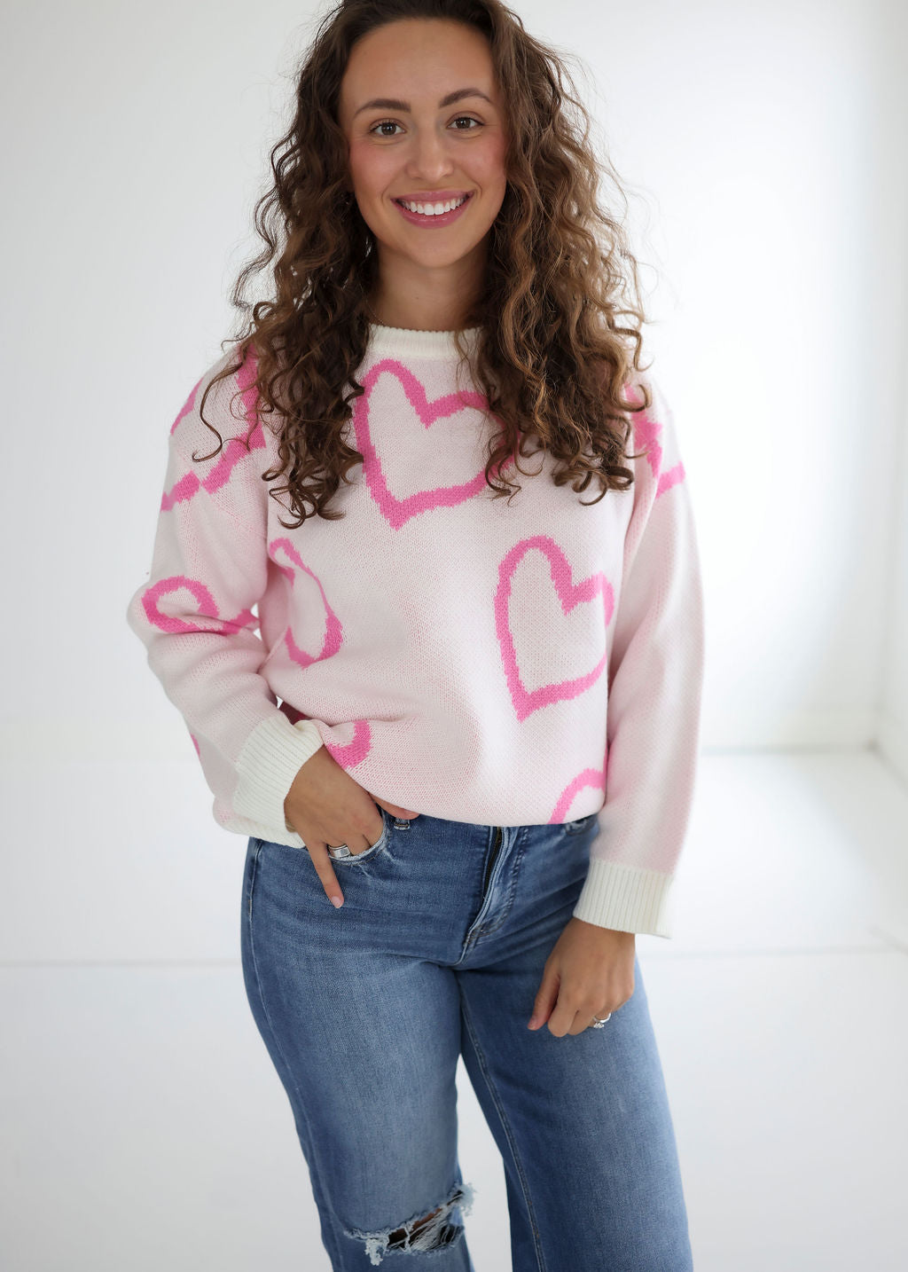 Heart Oversized Sweater