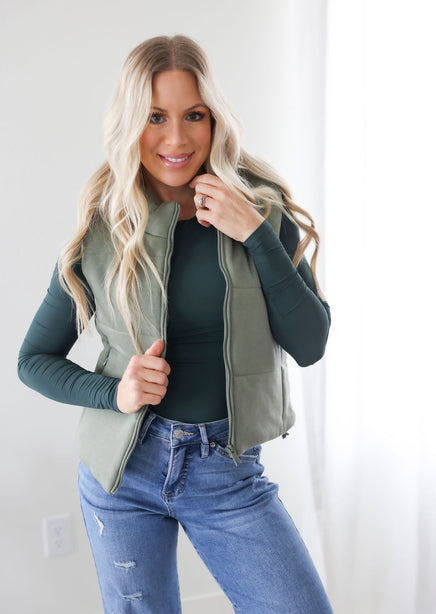 Laren Puffer Vest product view