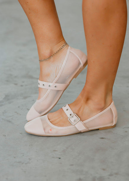 Anika Mesh Mary Jane Flat product view