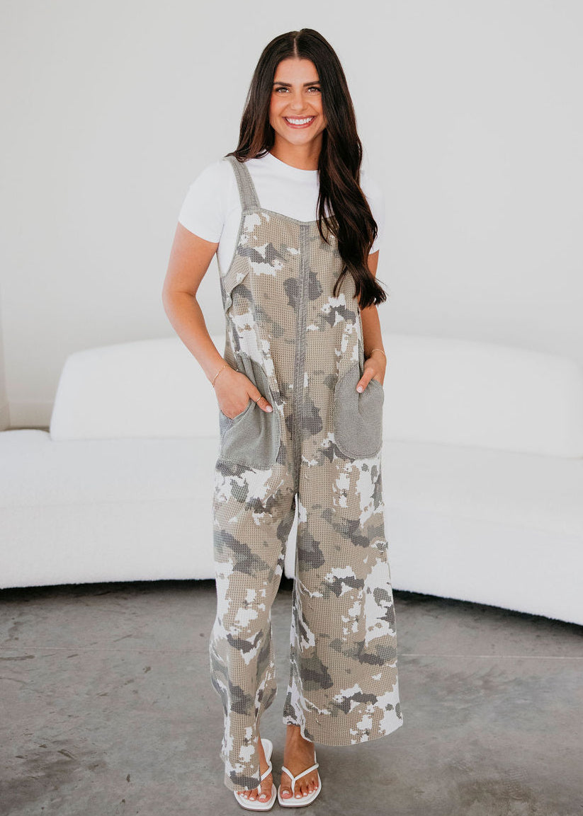 Cara Camo Thermal Jumpsuit