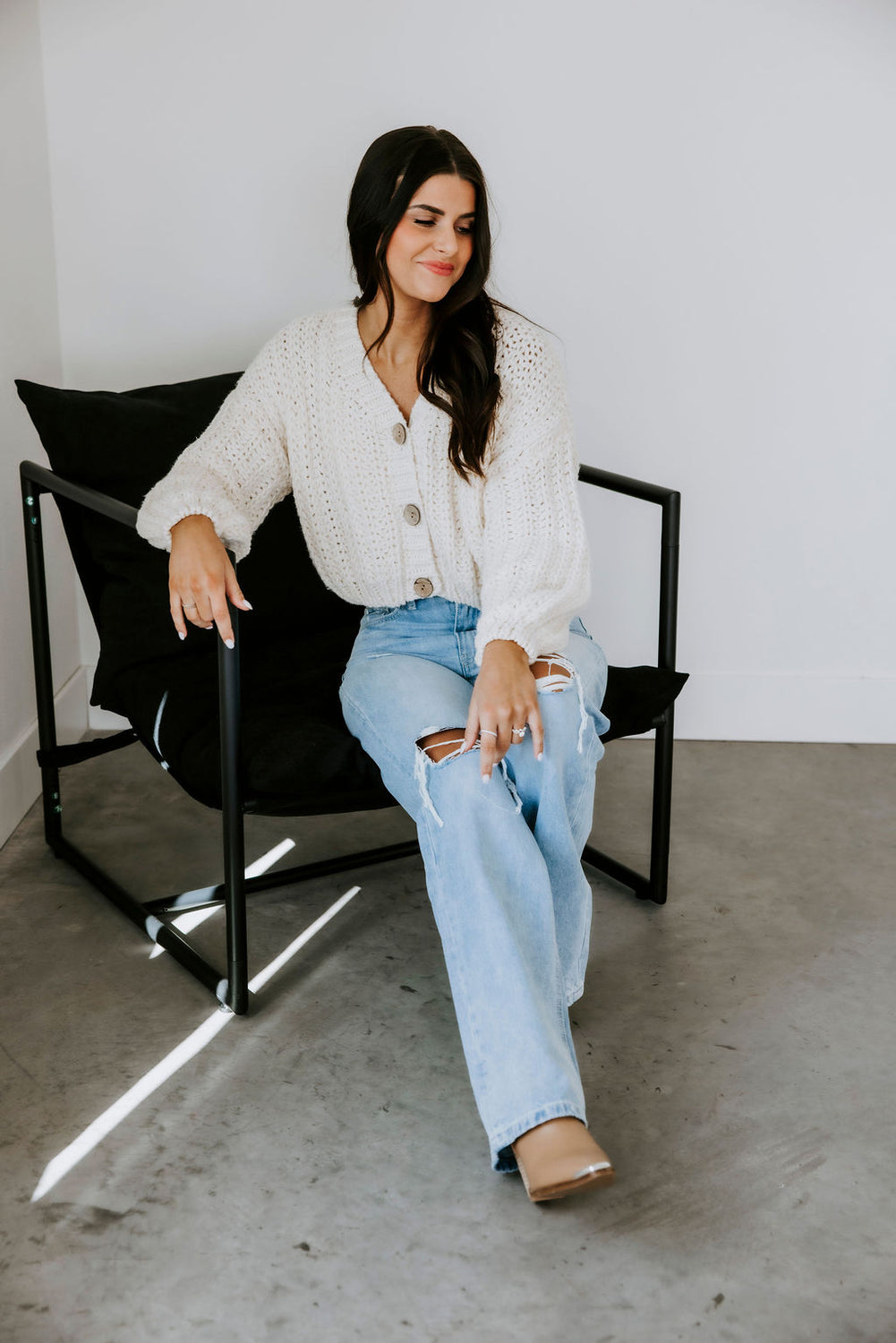 Teddie Chunky Knit Cardigan