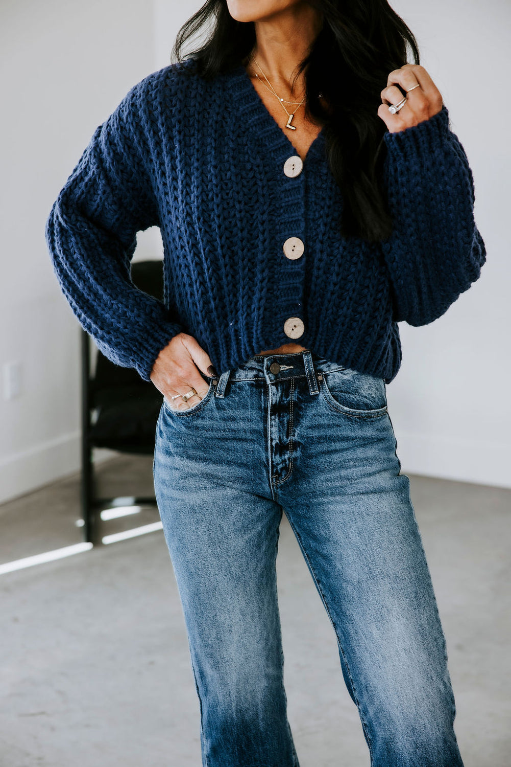 Teddie Chunky Knit Cardigan