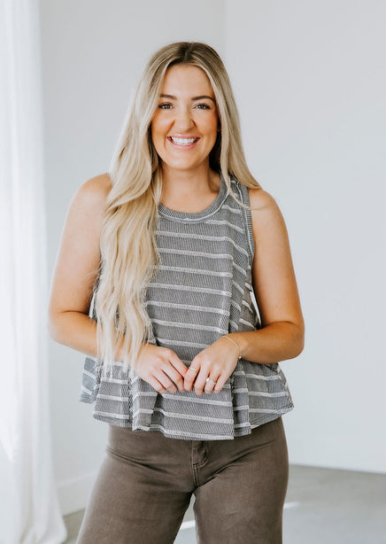 Tempo Striped Tank product view