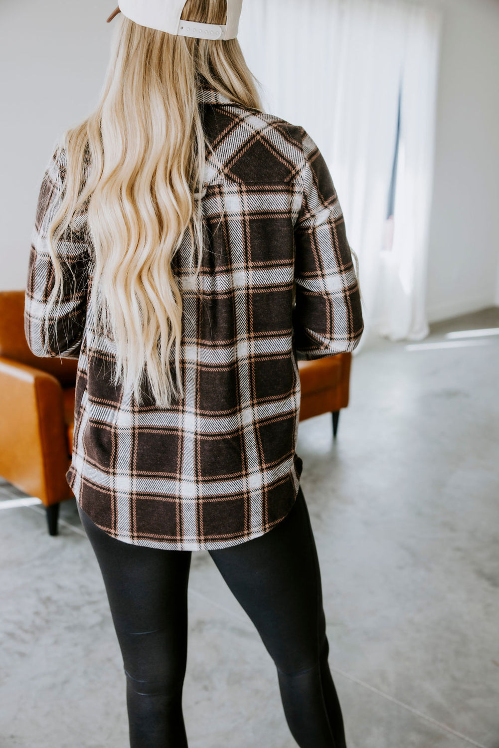 Cassian Plaid Button Down Top