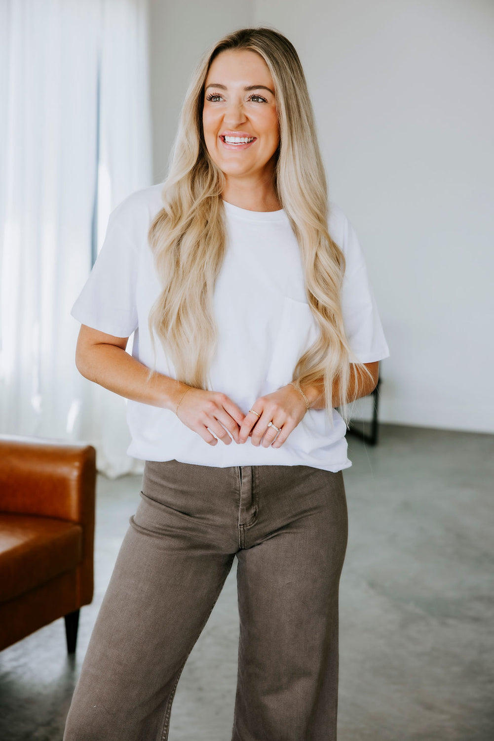 Lauren Pocket Tee by Lily & Lottie