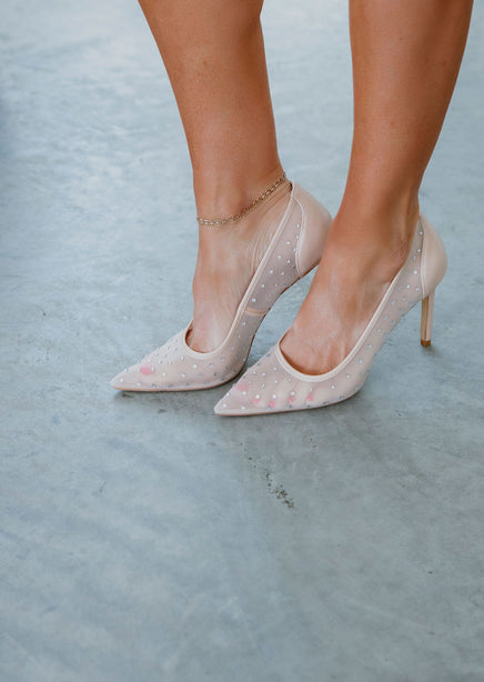 Natalie Mesh Heels product view