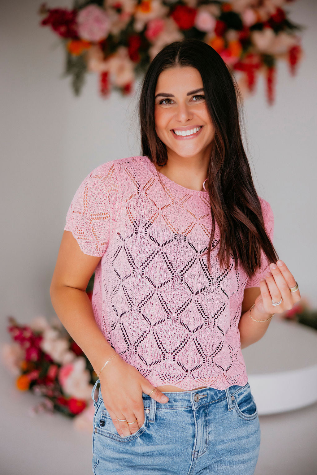 image of Ettie Stitch Crochet Top