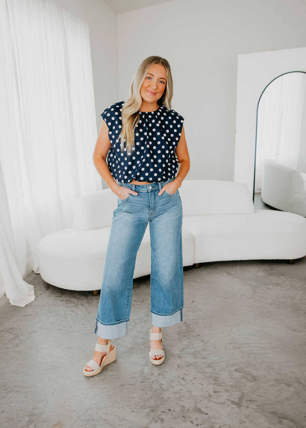 Austyn Polka Dot Top