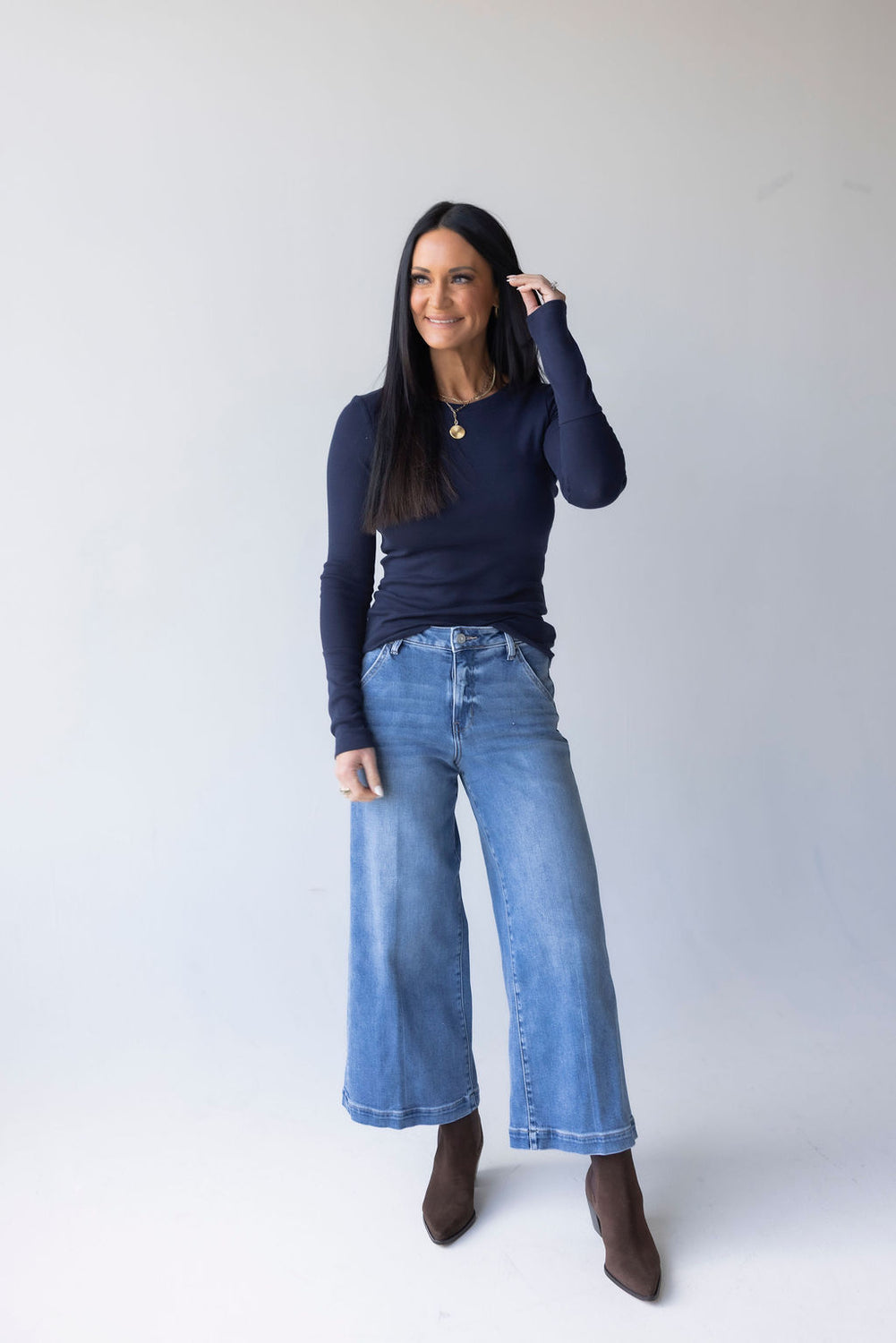 Kyra Long Sleeve Top by Lily & Lottie