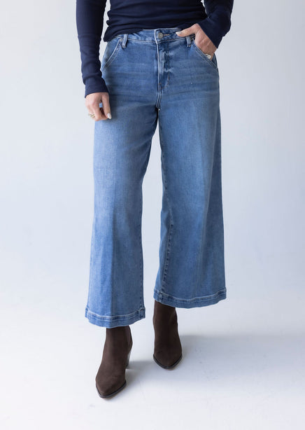 Kyleen Hidden Wide Leg Trouser Jeans product view