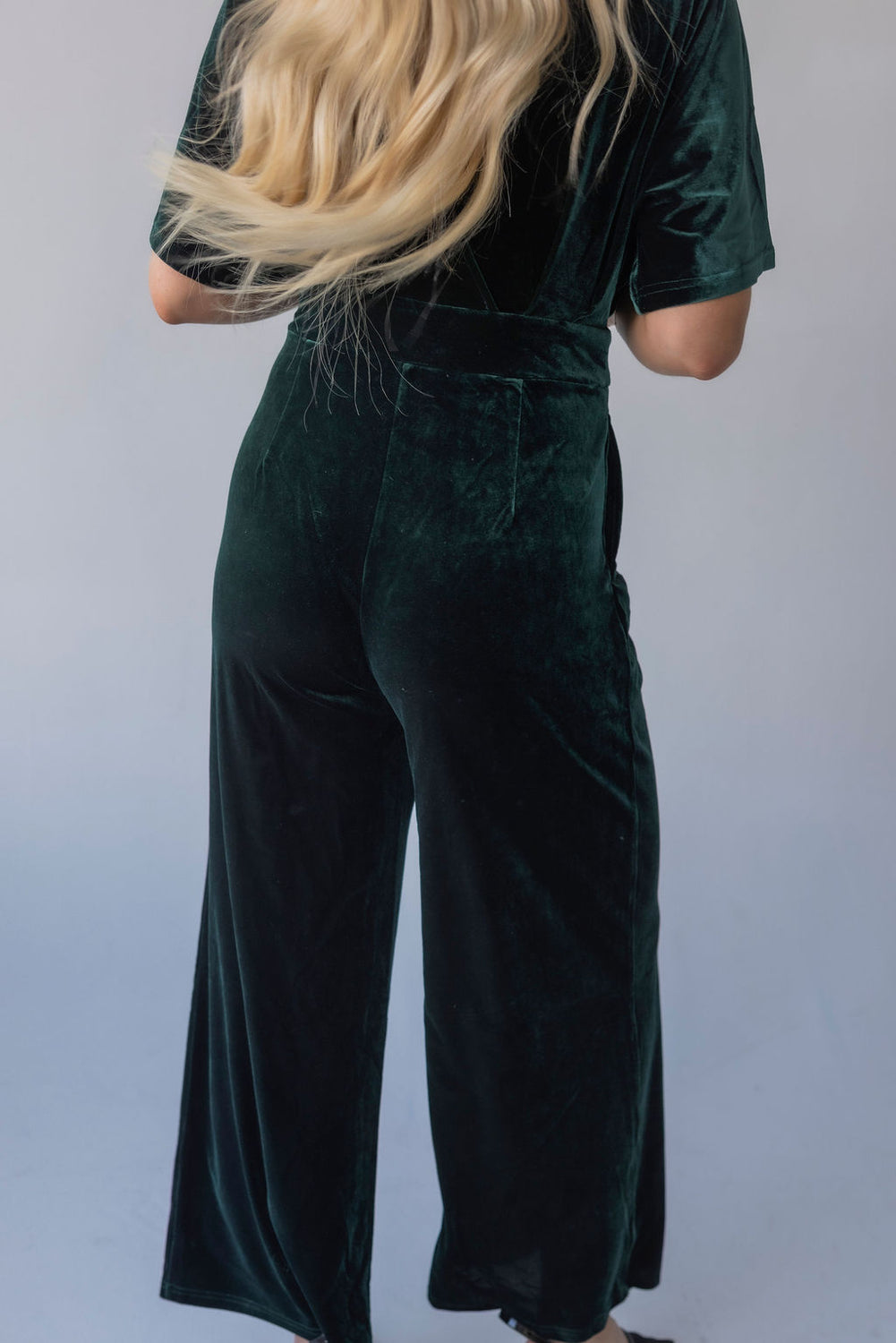 Zarah Velvet Pocketed Jumpsuit