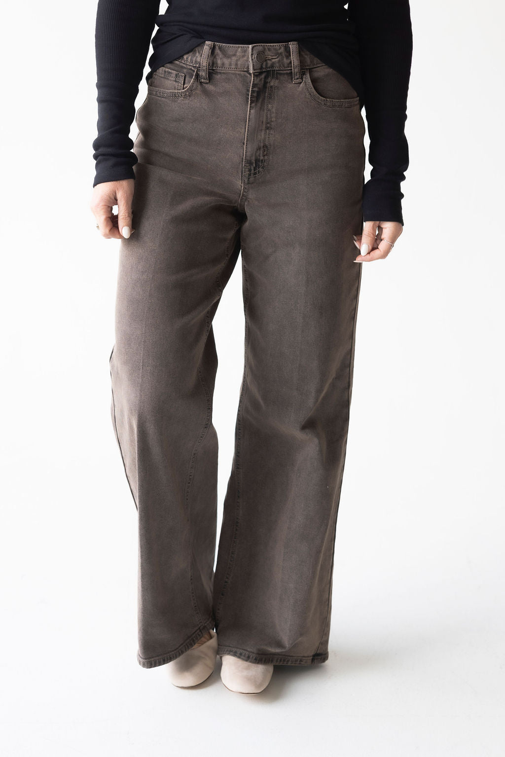 image of Woodsy Cello Wide Leg Jeans