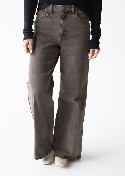Woodsy Cello Wide Leg Jeans product view