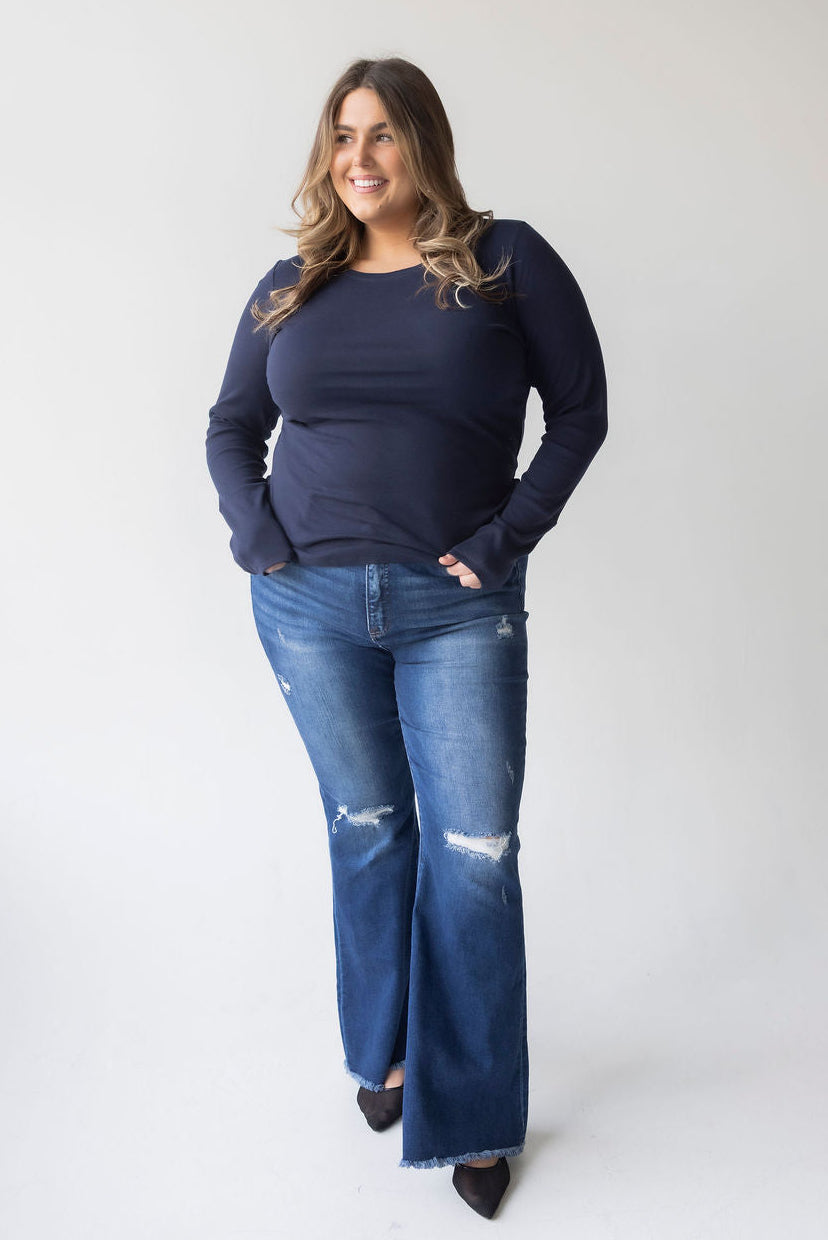 Kyra Long Sleeve Top by Lily & Lottie