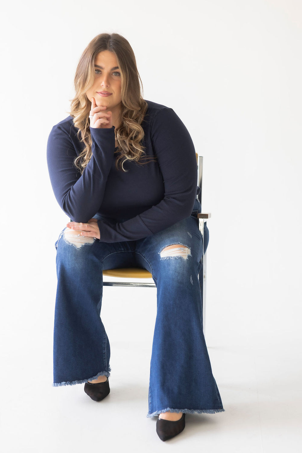 Kyra Long Sleeve Top by Lily & Lottie