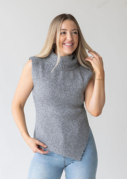 Lanae Sleeveless Turtleneck Sweater product view