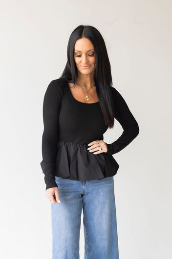 Kerri Peplum Top
