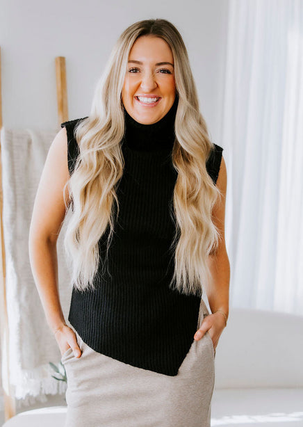 Lanae Sleeveless Turtleneck Sweater product view