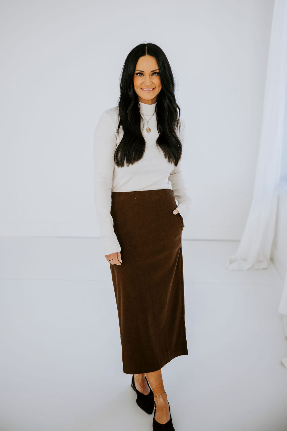 Ester Knit Midi Skirt