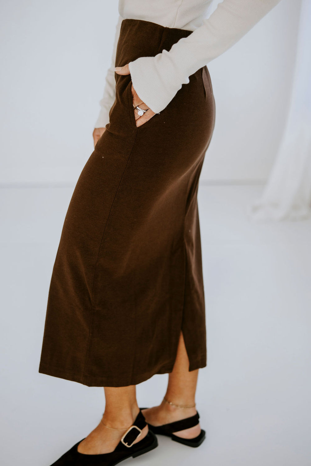 Ester Knit Midi Skirt