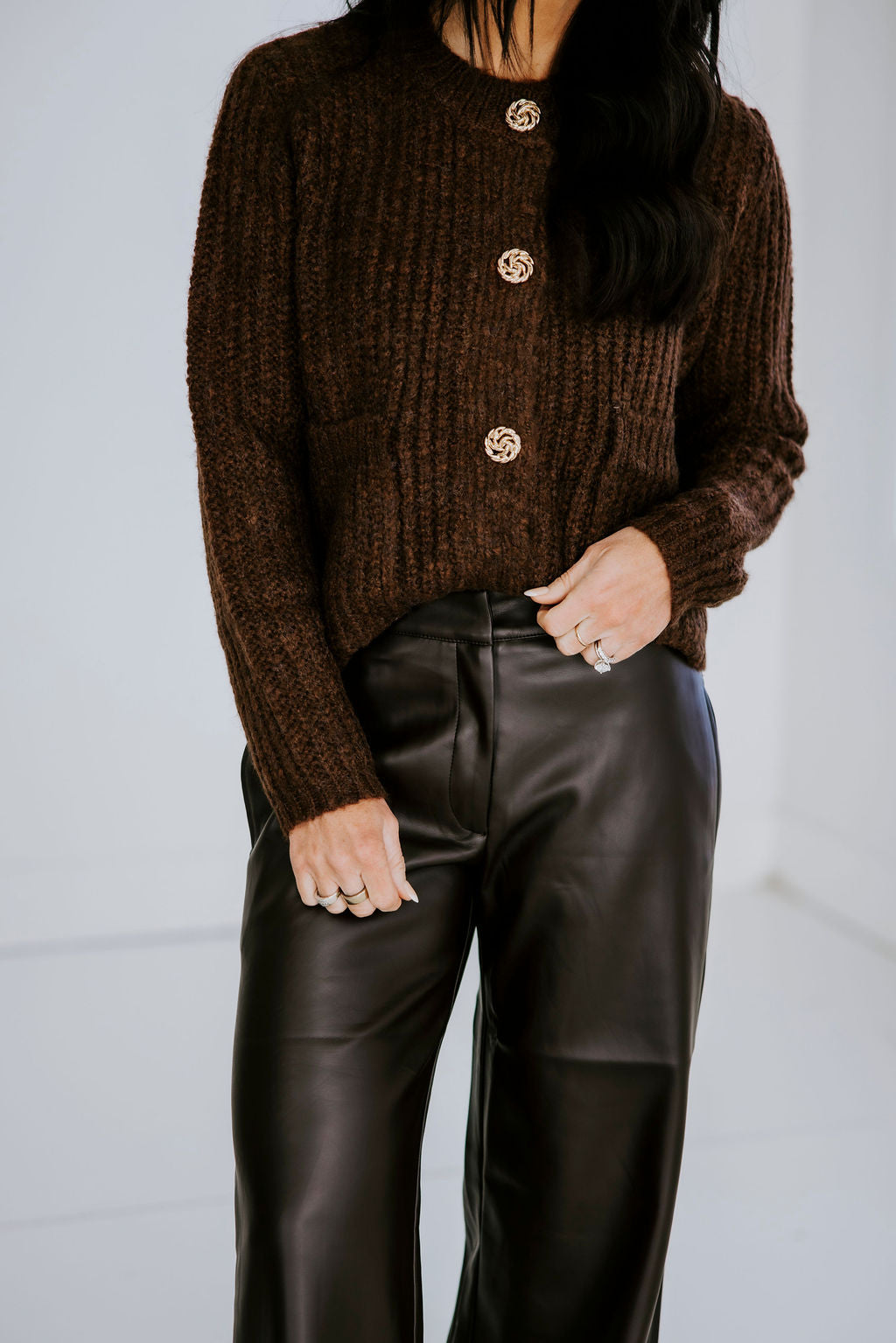 image of Haddy Button Down Cardigan