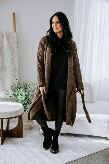 Emmit Fleece Robe Jacket