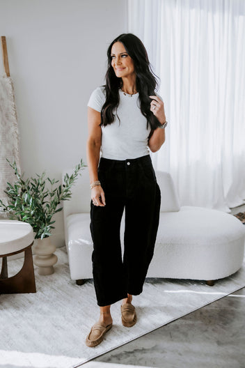 Cassidie Corduroy Barrel Pants