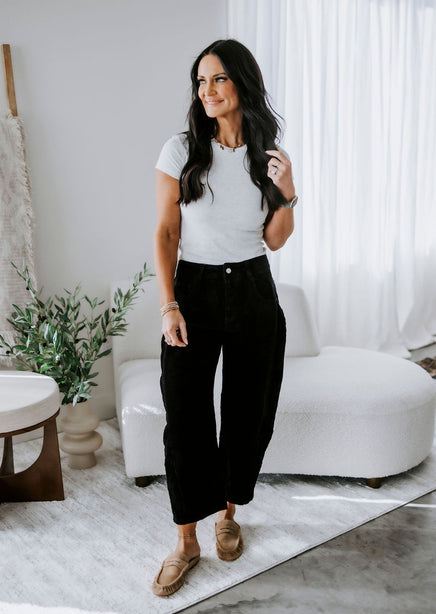 Cassidie Corduroy Barrel Pants product view