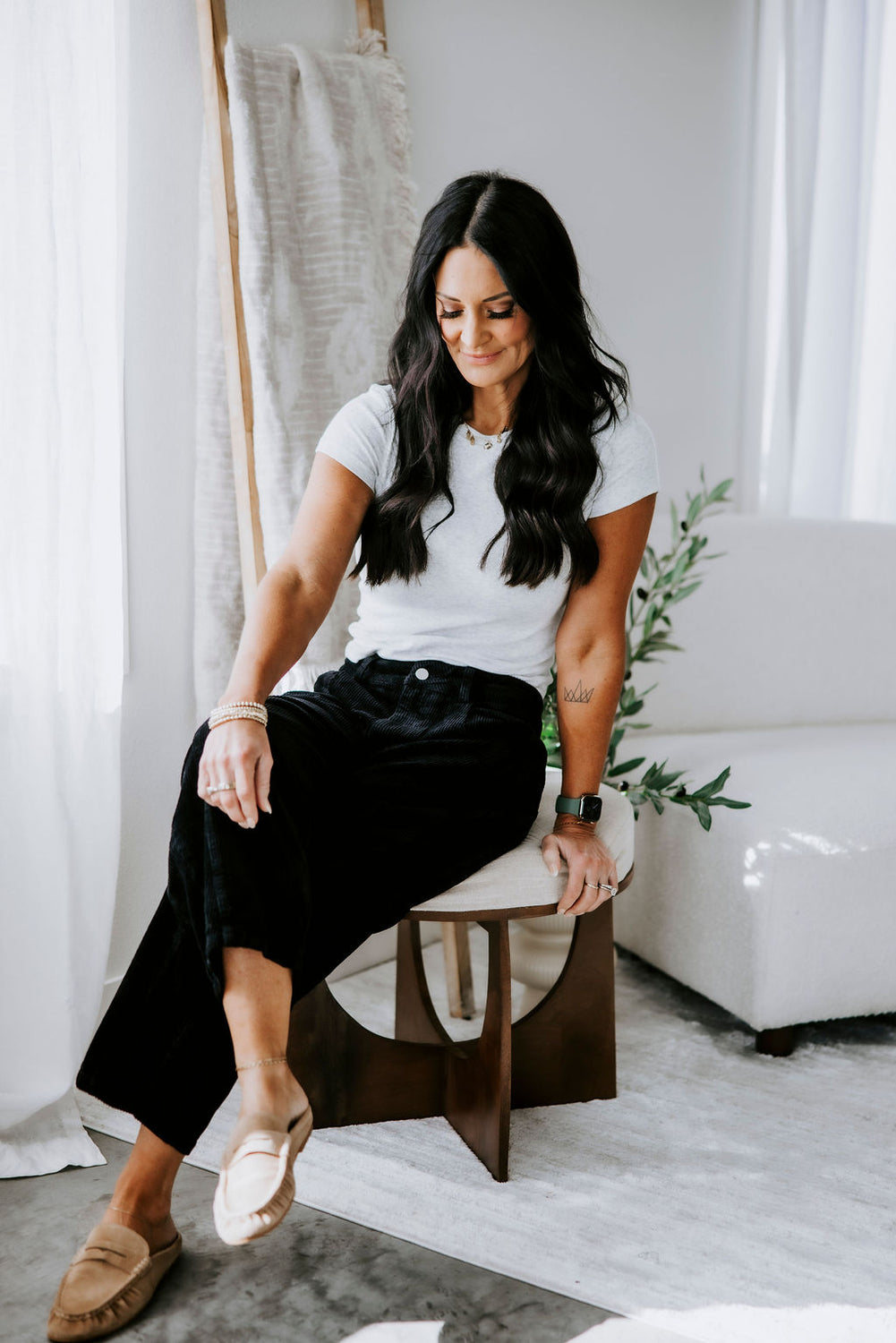 Cassidie Corduroy Barrel Pants